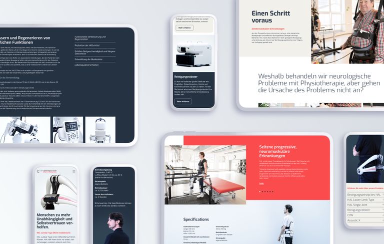 Cyberdyne Webdesign – Desktop and Mobile Overview