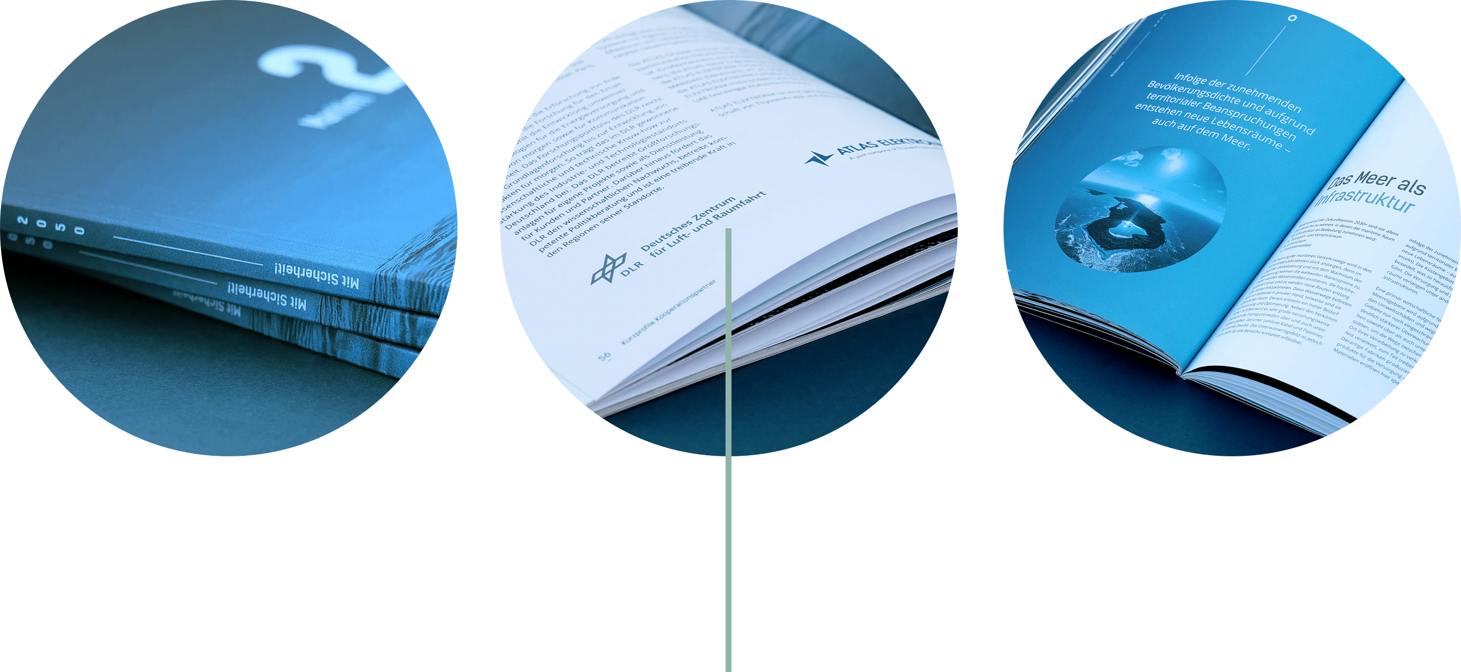 Editorial Design DLR Details aus Broschüre