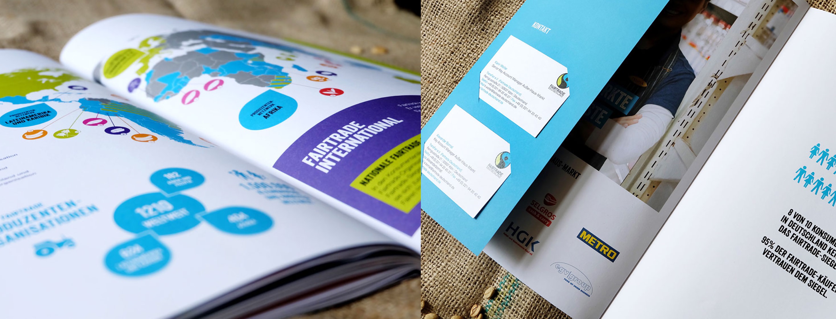 Web application Fairtrade Details aus Katalog