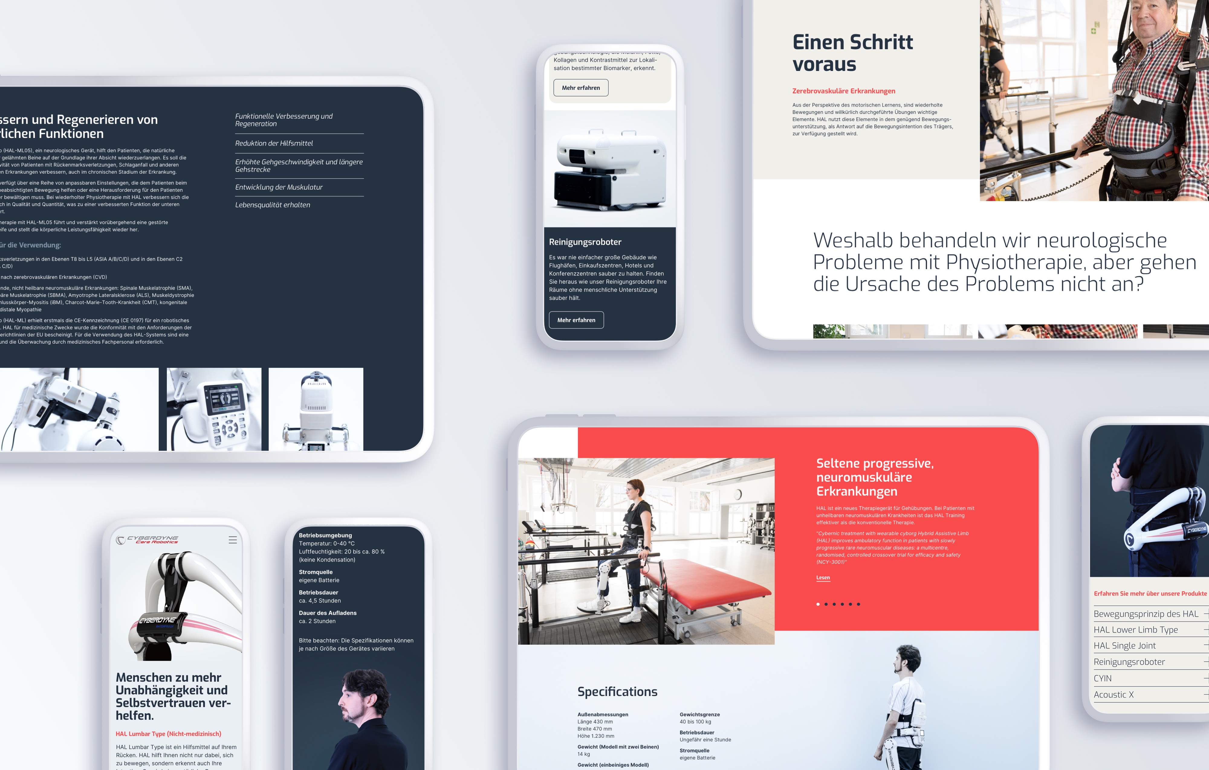 Cyberdyne Webdesign – Desktop and Mobile Overview