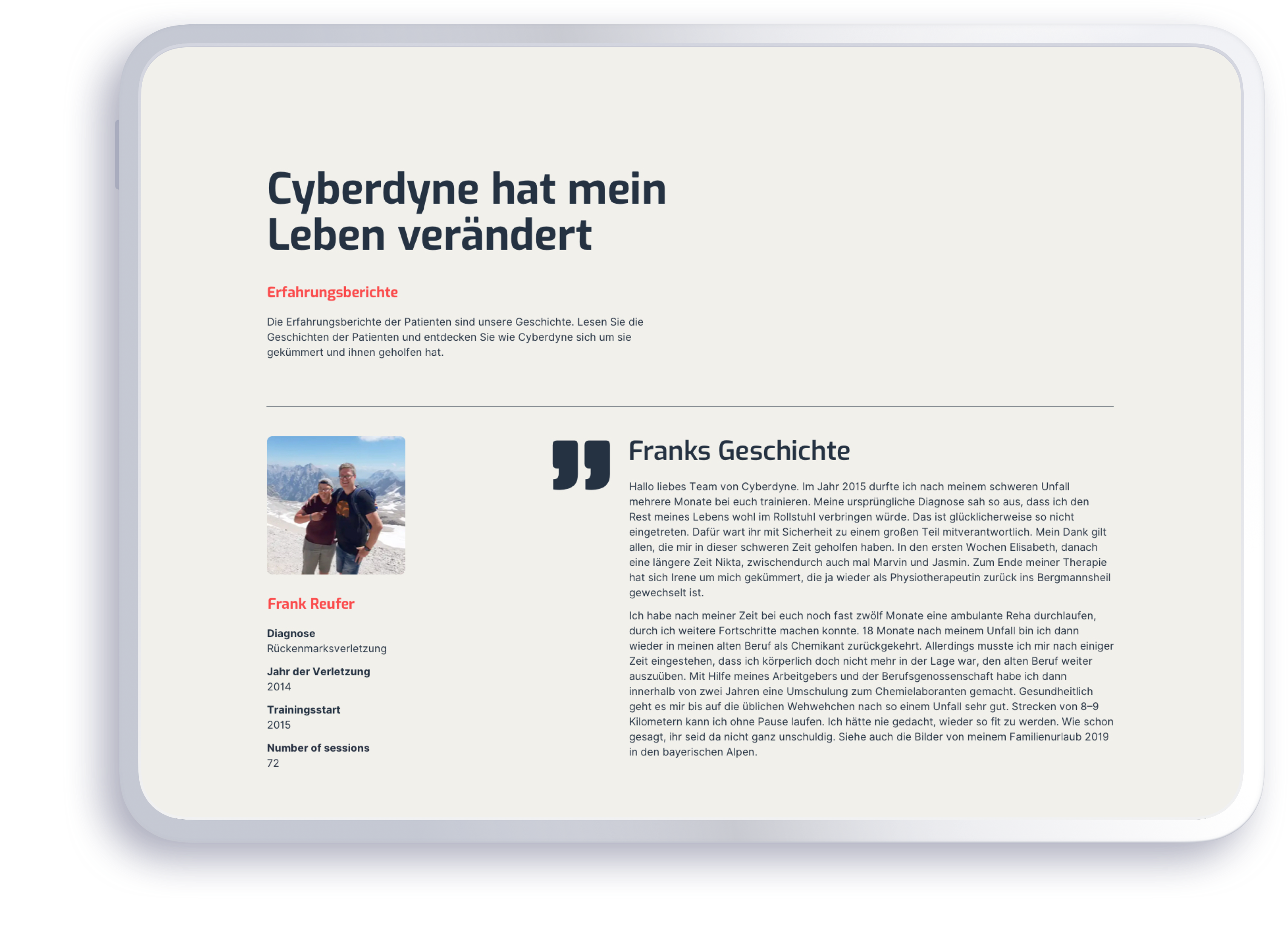 Cyberdyne Webdesign – Desktop and Mobile Overview