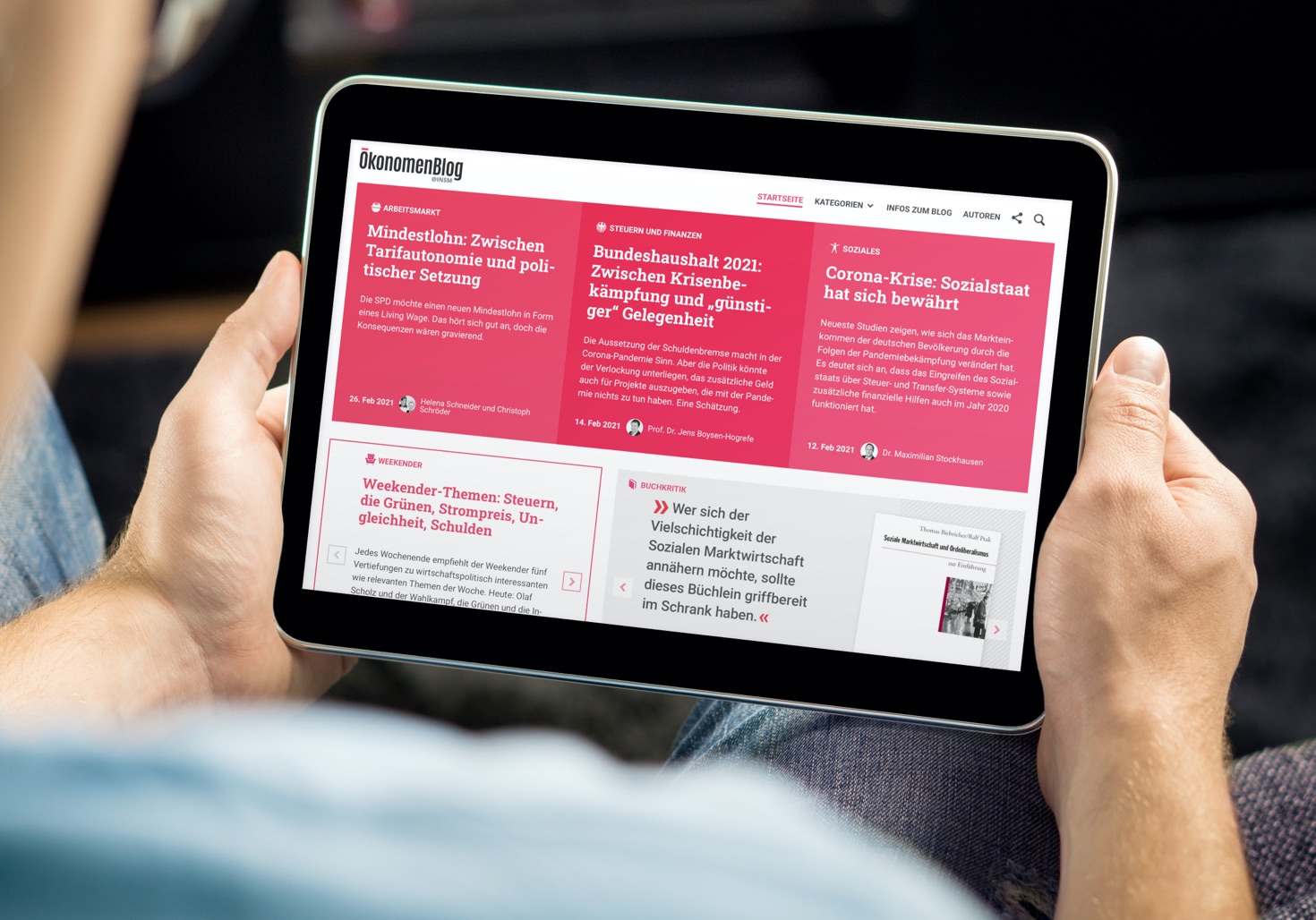 Corporate Design Teaser Responsive Webdesign