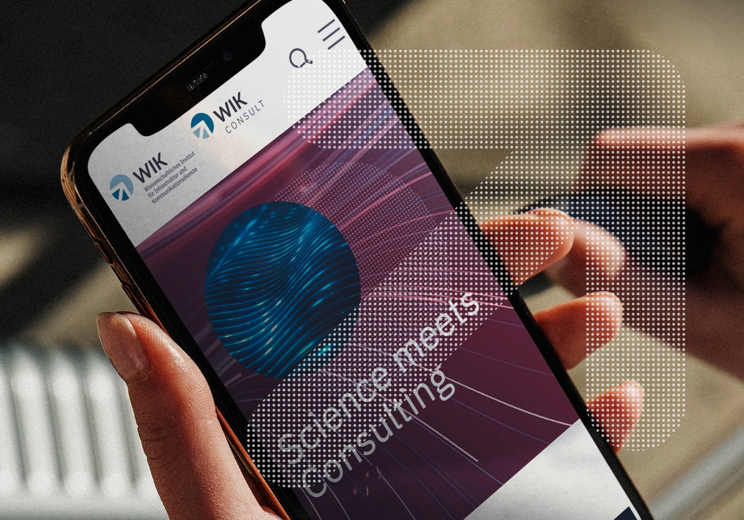 Webdesign iPhone Startseite WIK