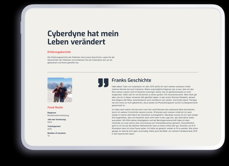 Cyberdyne Webdesign – Desktop and Mobile Overview