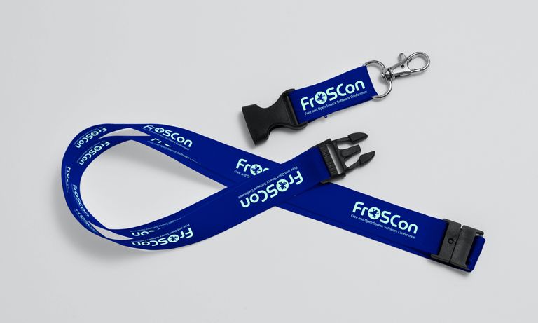 FrOSCon Corporate Design – Lanyard